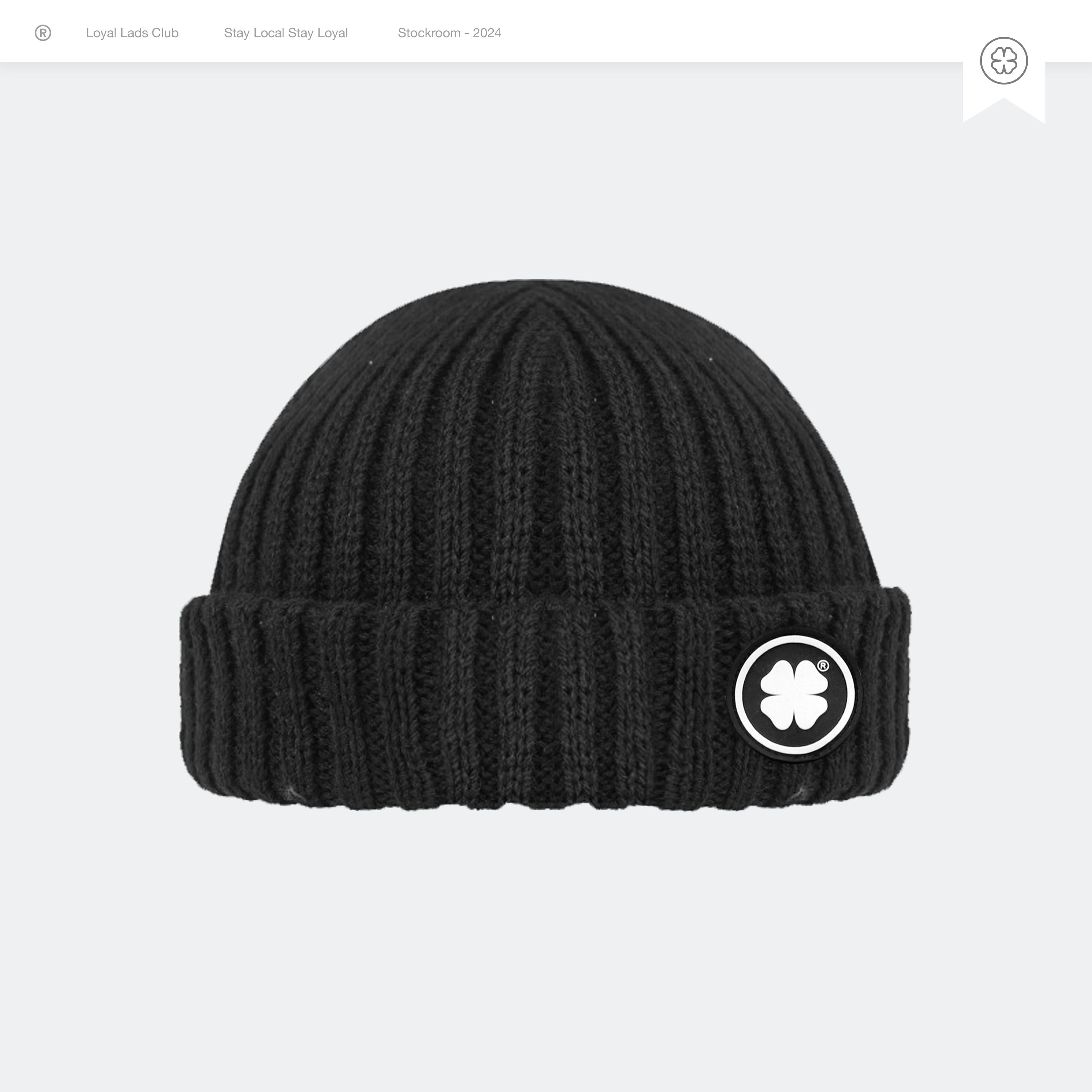 Beanie - Cloudy Black